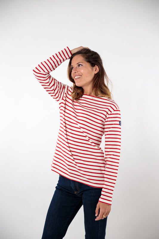 Classic long-sleeved sailor top
