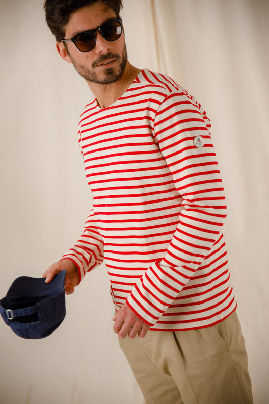 Classic long-sleeved sailor top