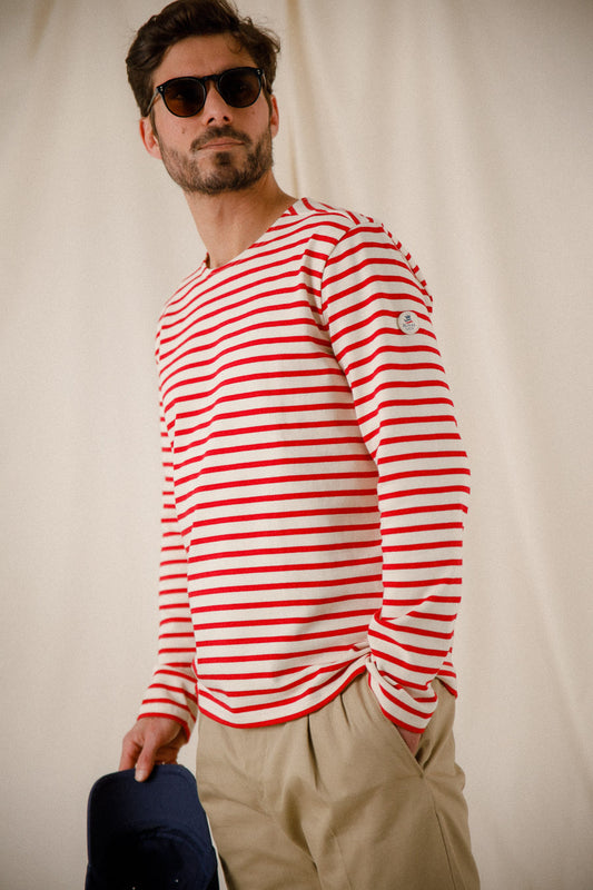 Classic long-sleeved sailor top