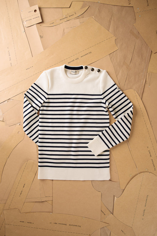 Pull marin rayé Isa 2