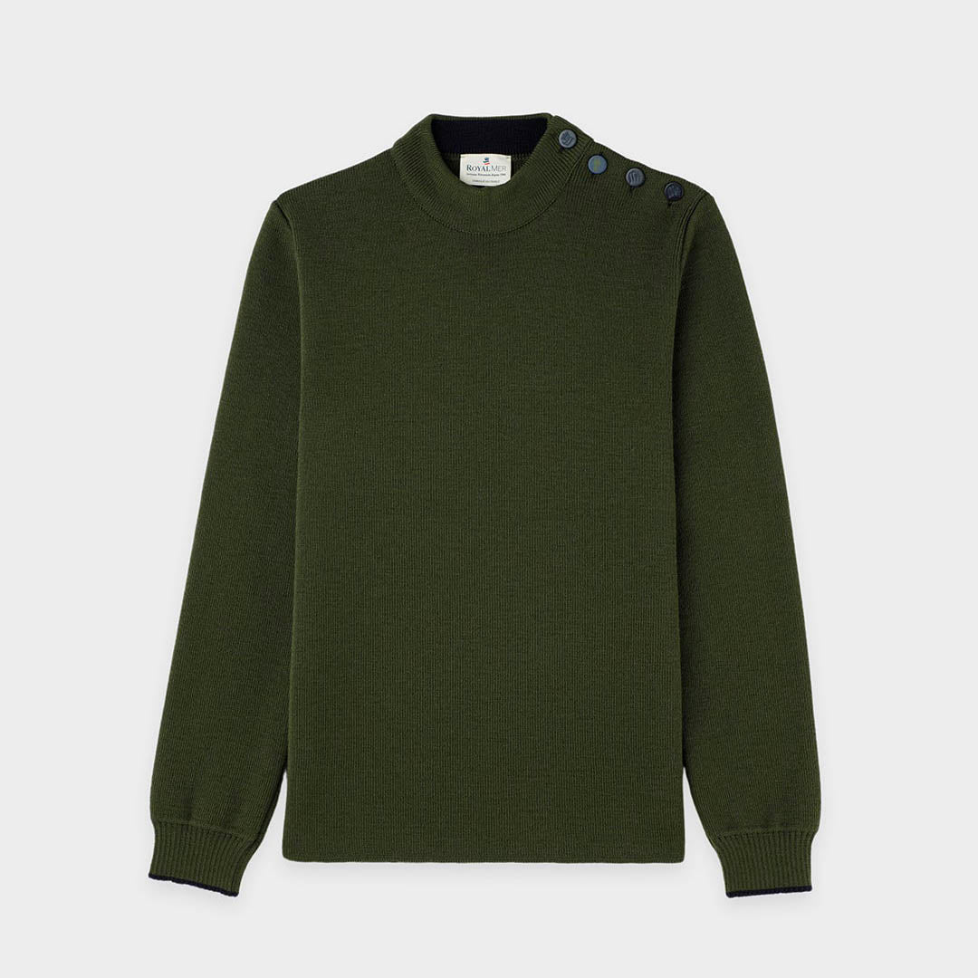 Comptoir Irlandais Pull Irlandais Femme Laine Royal Mer X Le