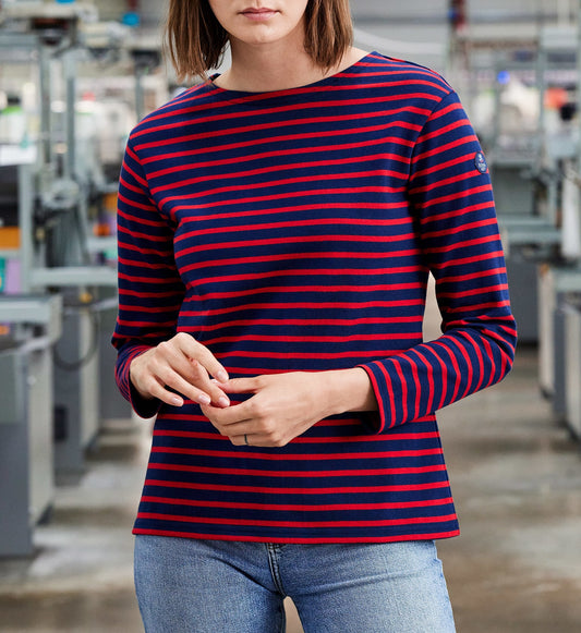 Classic long-sleeved sailor top