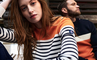 Pull marin à rayures