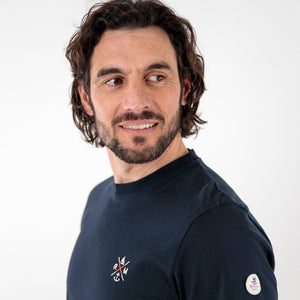 Embroidered rm/boat and anchor t-shirt