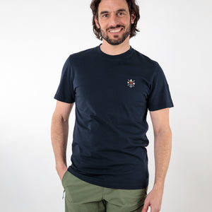 Embroidered rm/boat and anchor t-shirt