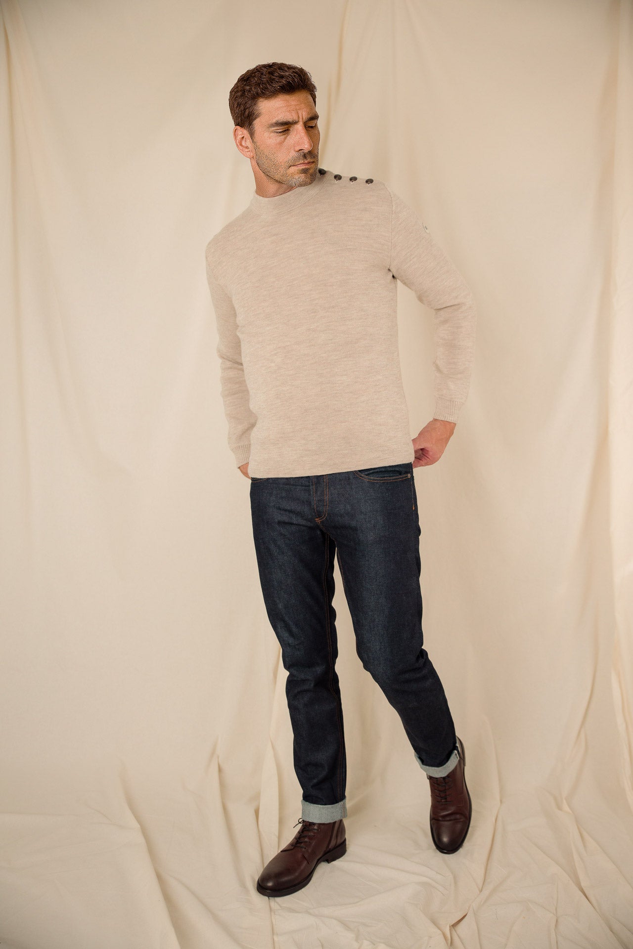 Adrian 2 plain sailor sweater