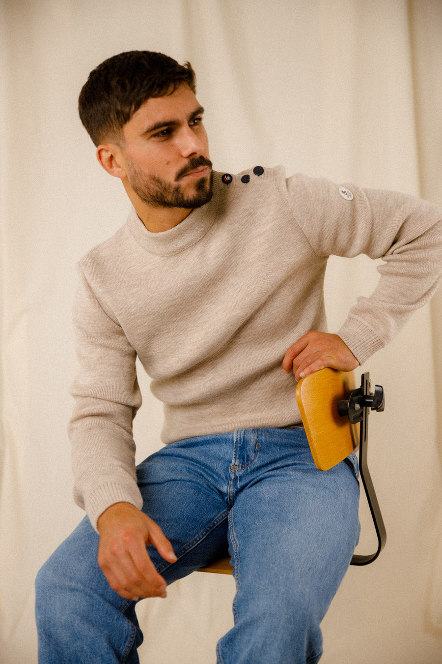 Plain sailor sweater Adrian