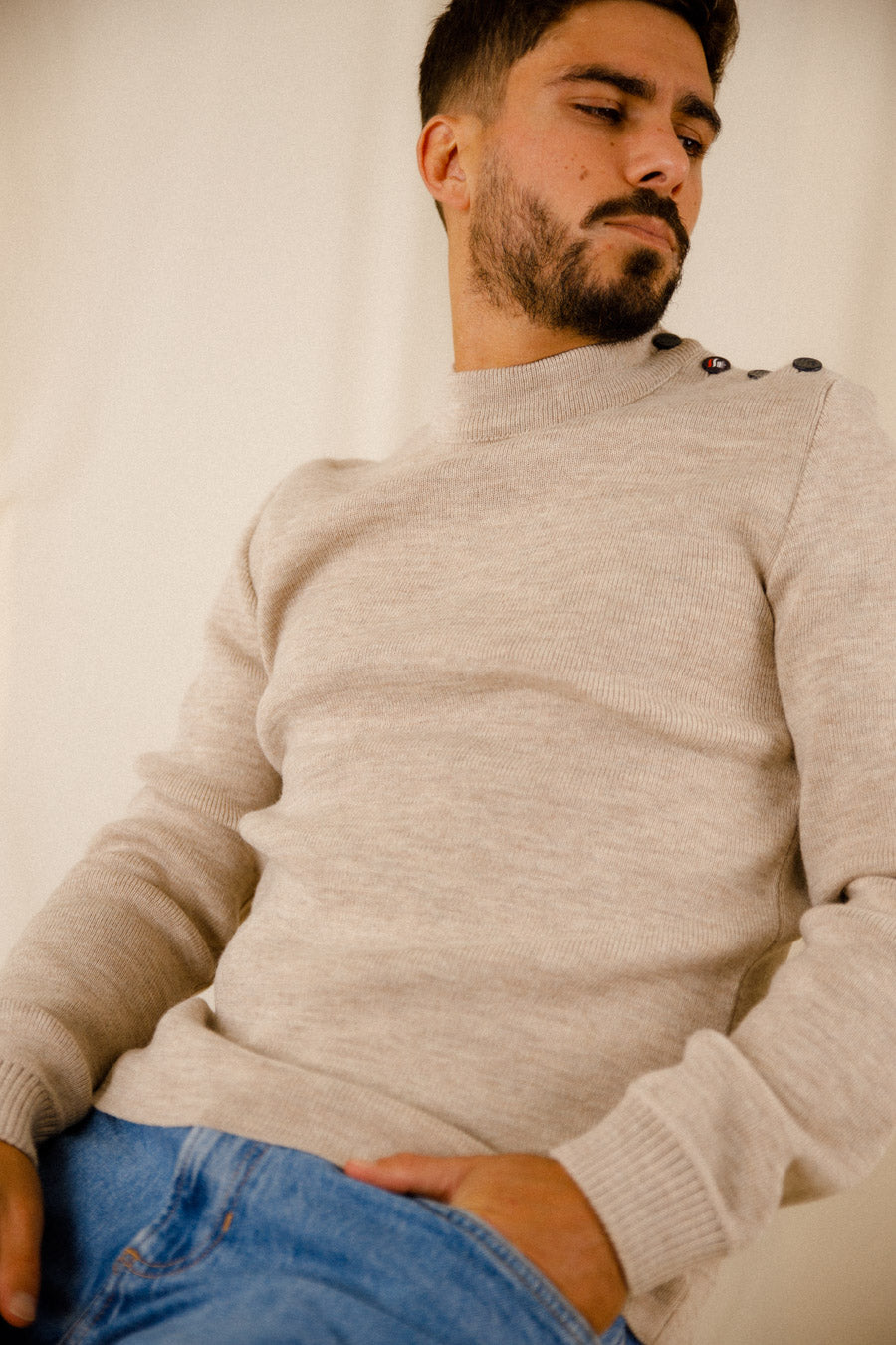 Plain sailor sweater Adrian