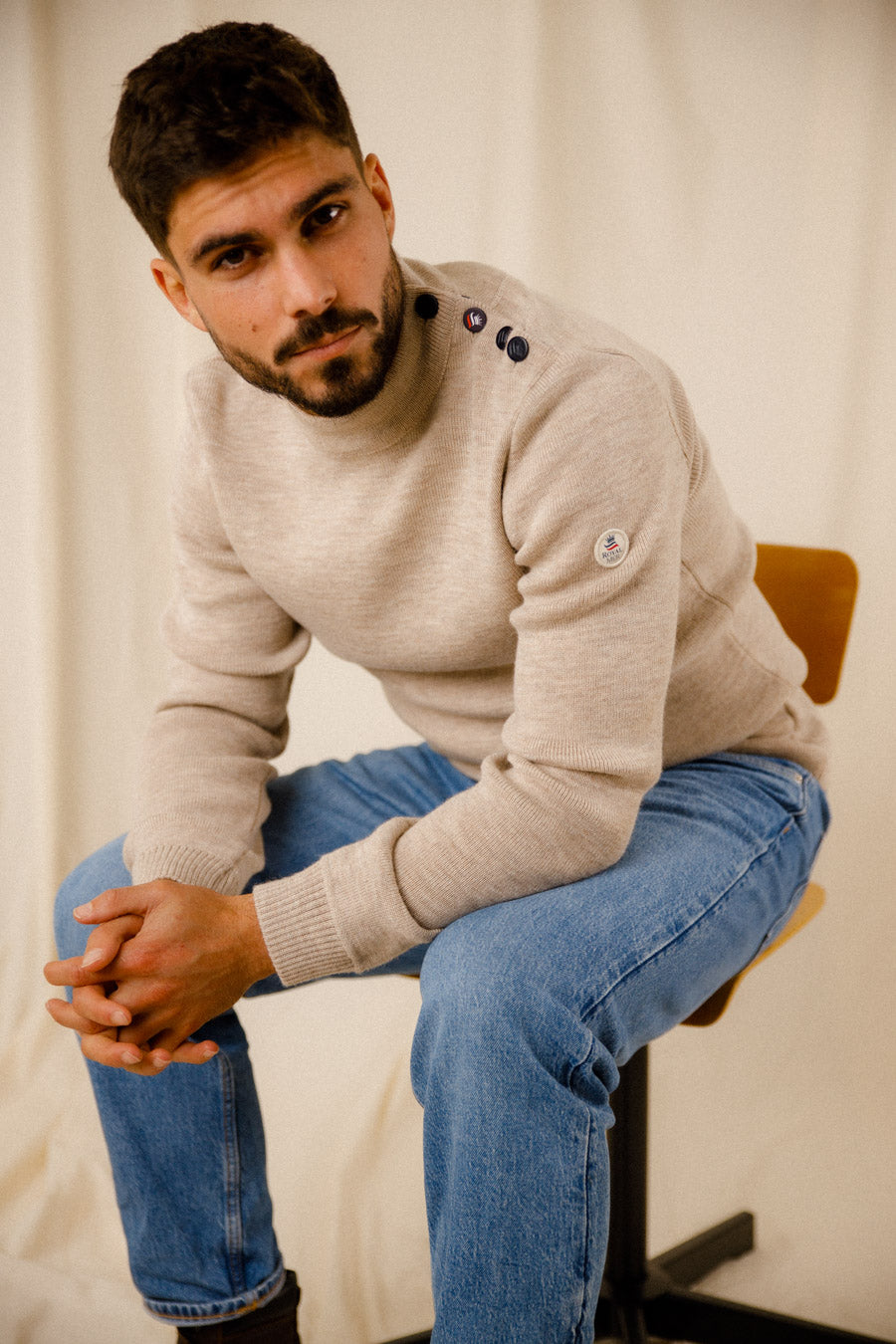 Plain sailor sweater Adrian