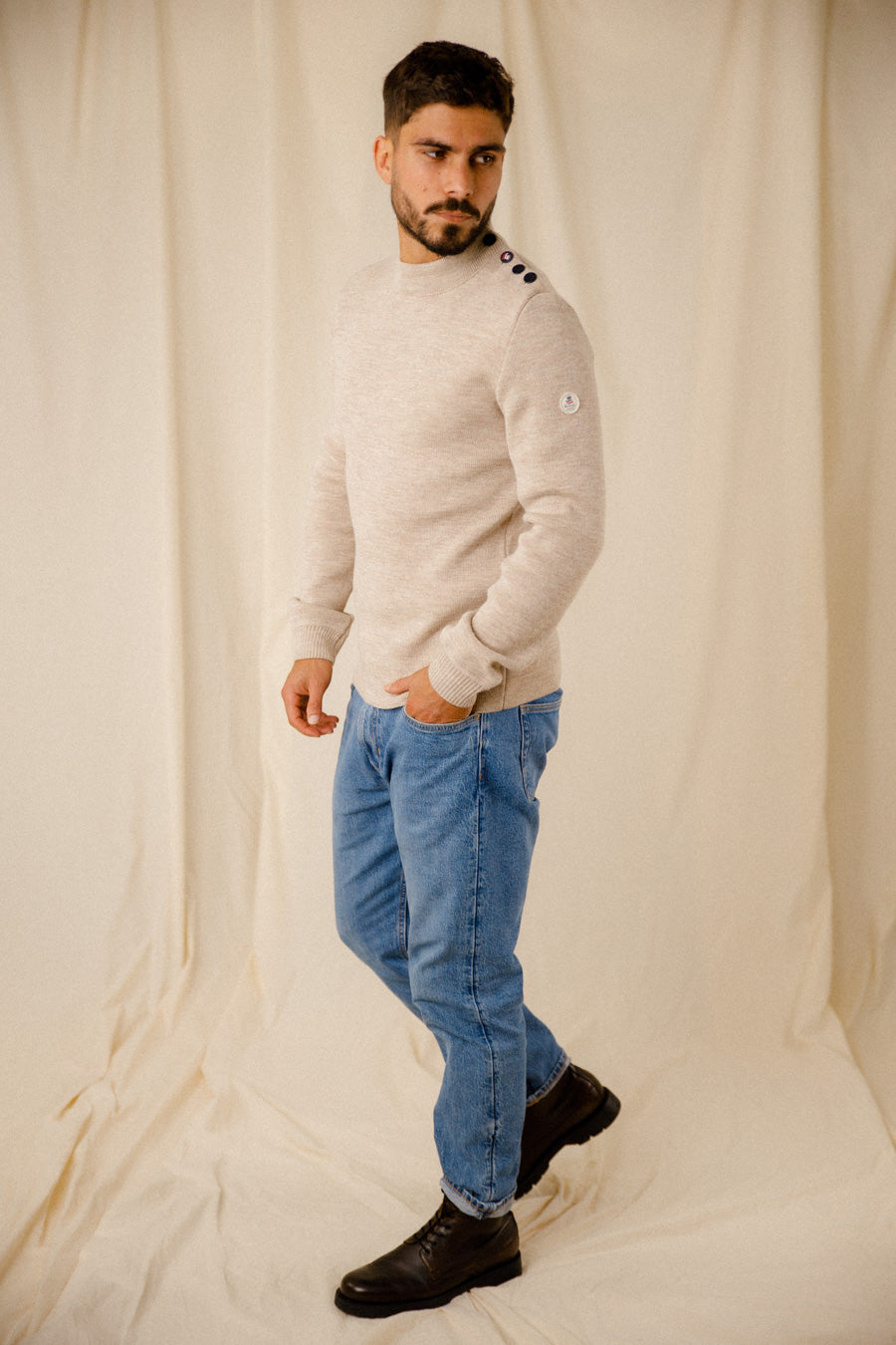 Plain sailor sweater Adrian