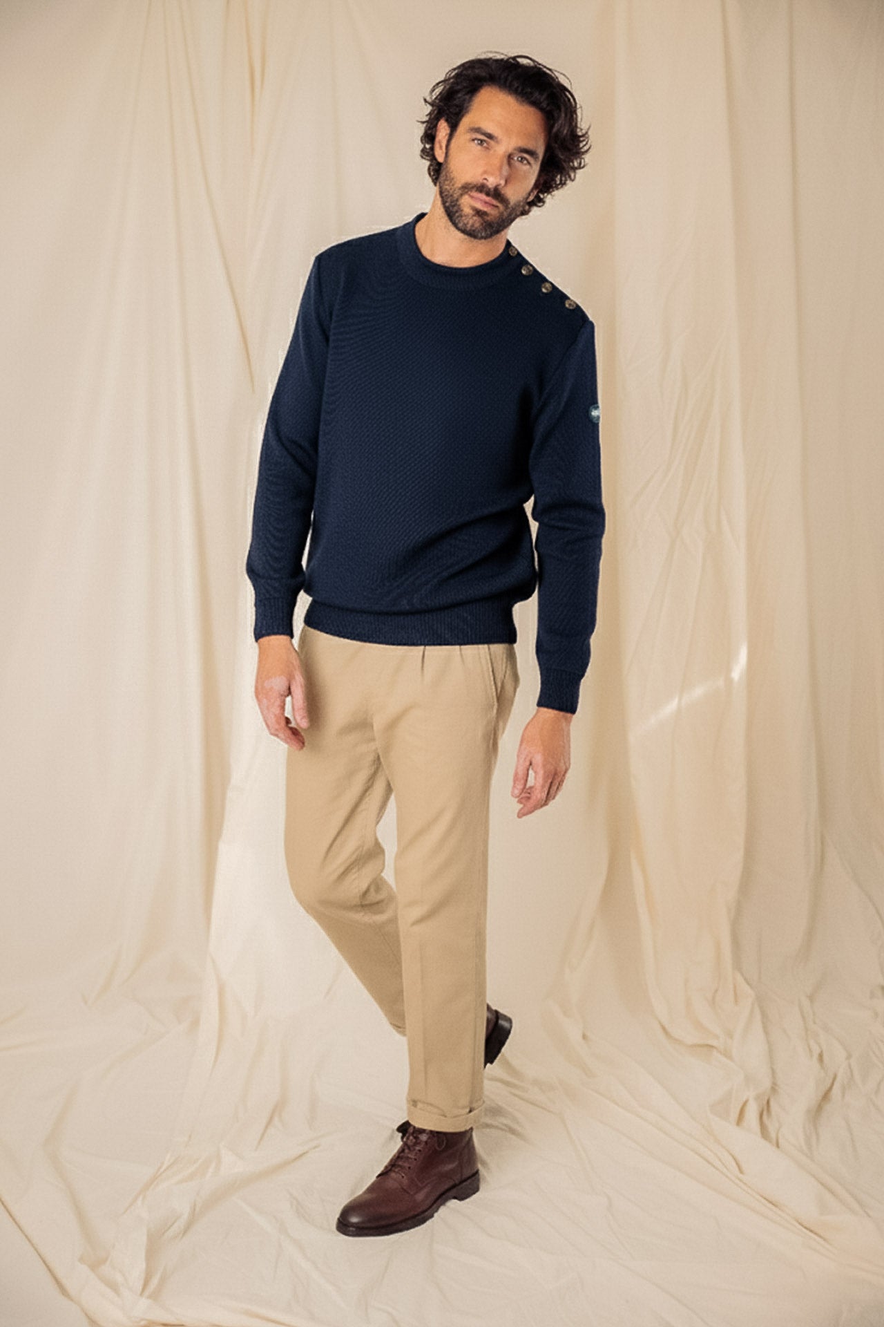 Adrian C plain sailor sweater