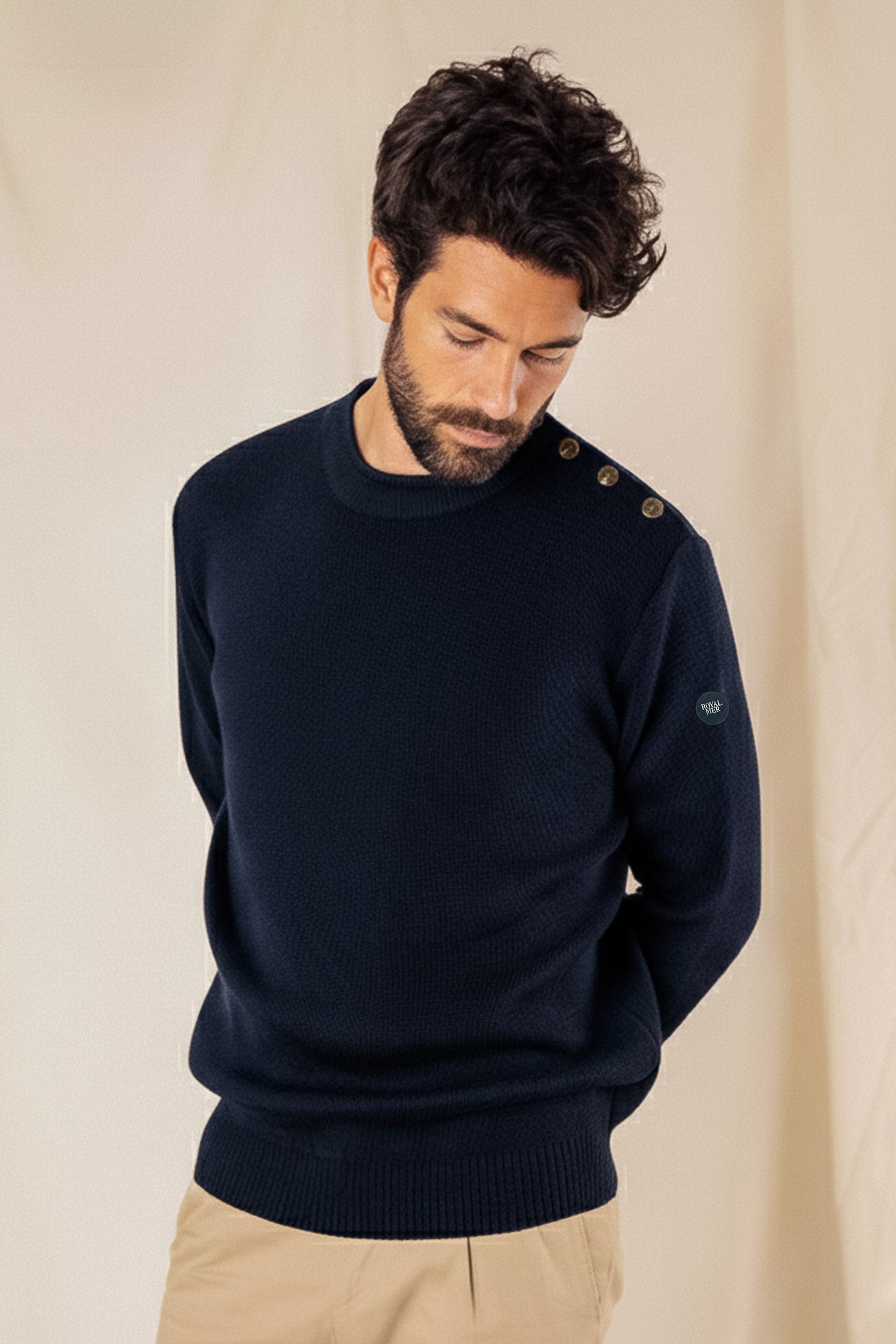 Adrian C plain sailor sweater