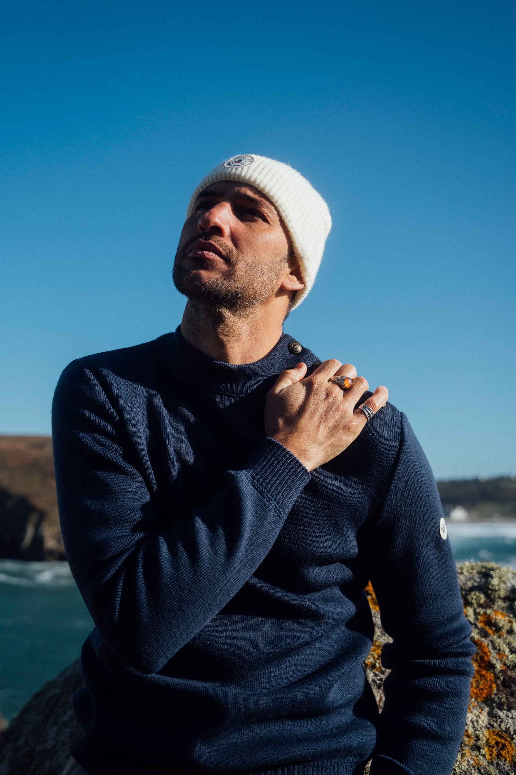 Adrian C plain sailor sweater