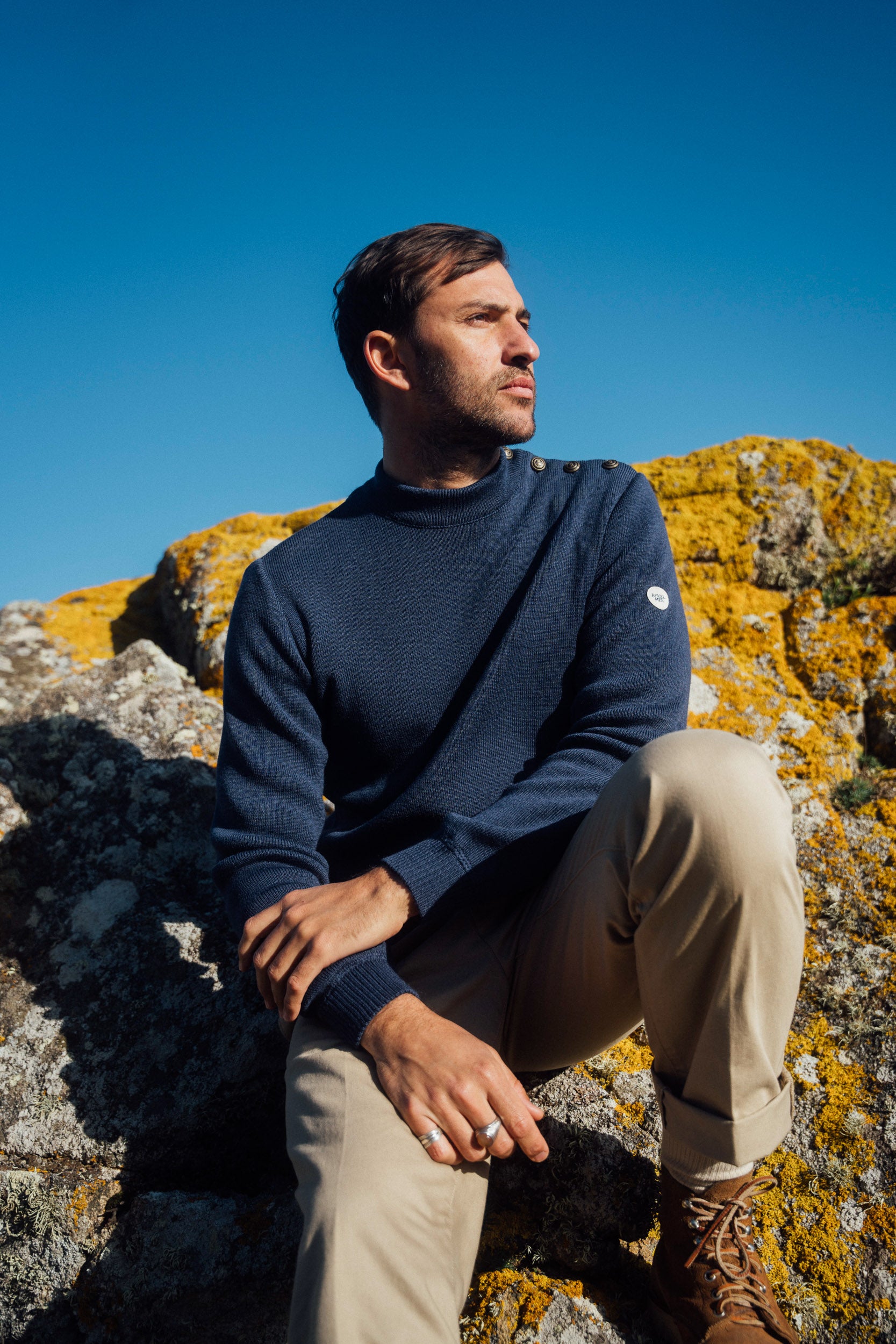 Adrian C plain sailor sweater