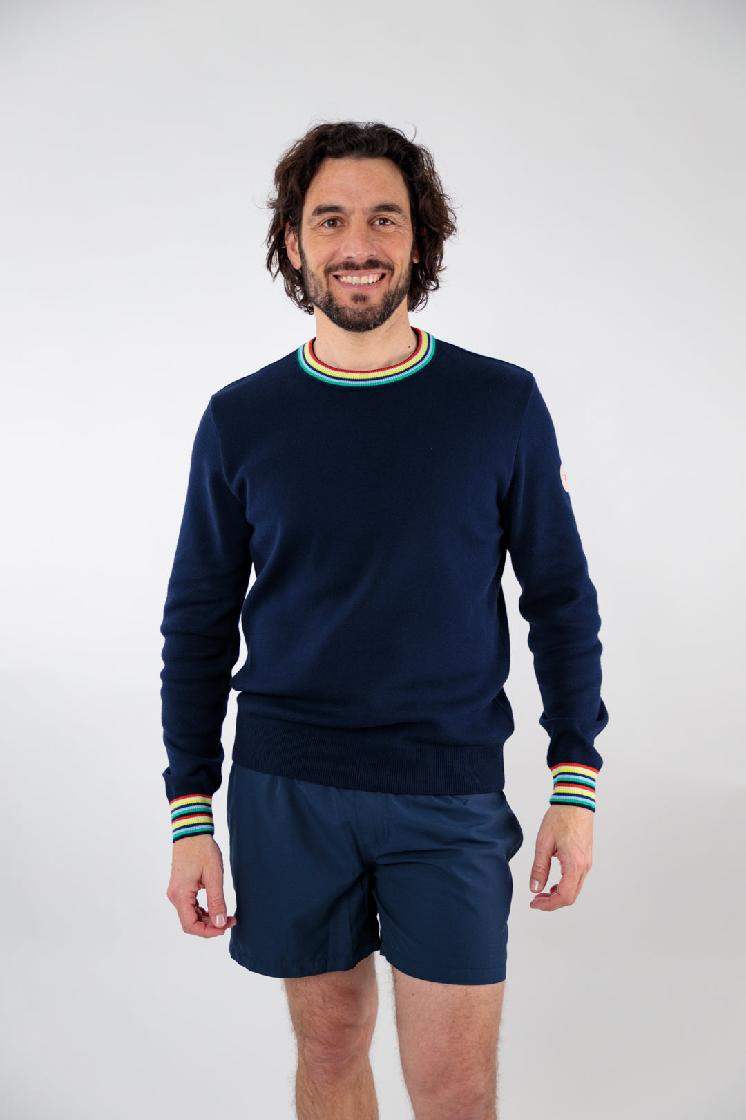 Pull finition multicolores