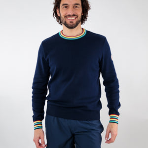 Pull finition multicolores