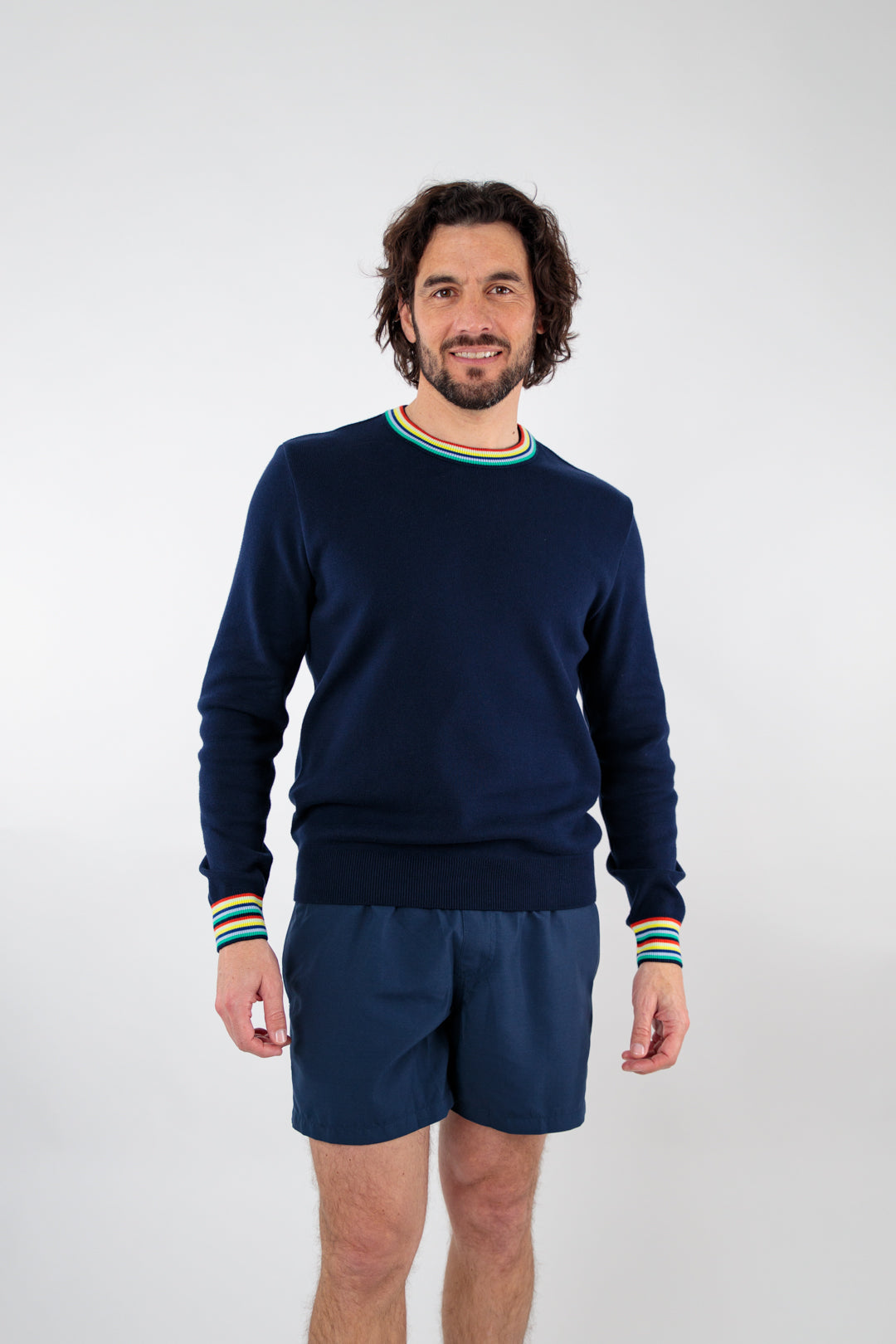 Pull finition multicolores
