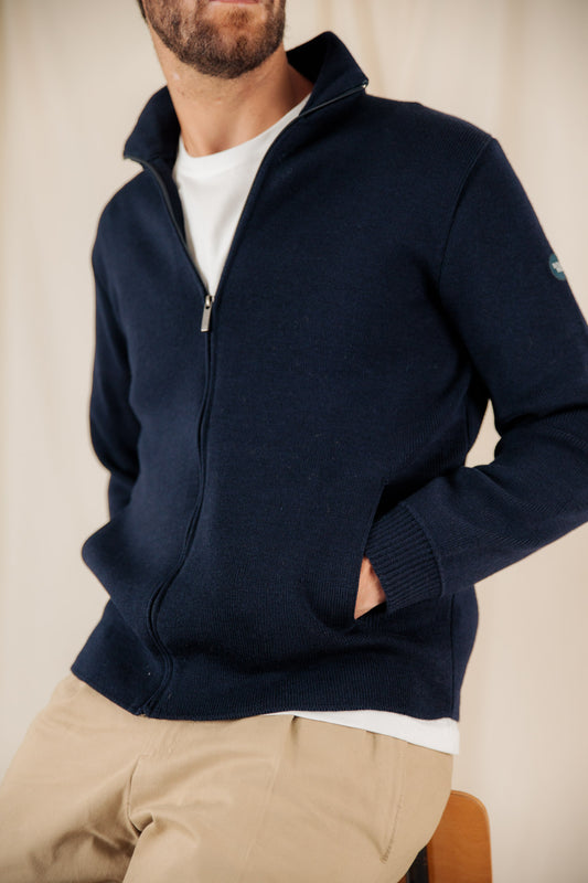 VESTE AJUSTEE COL MONTANT