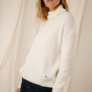 Mohair turtleneck sweater