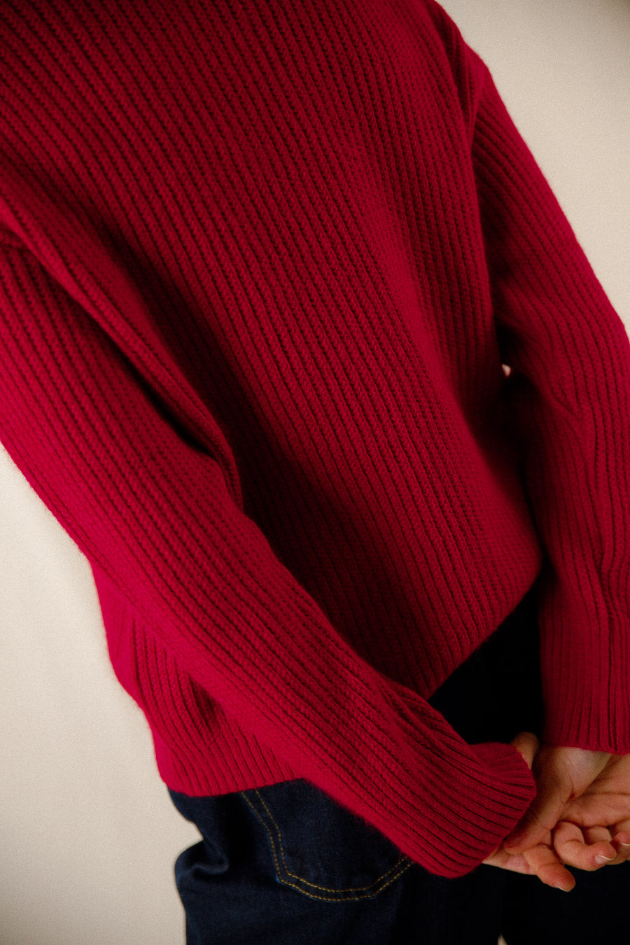 Mohair turtleneck sweater