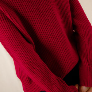 Mohair turtleneck sweater