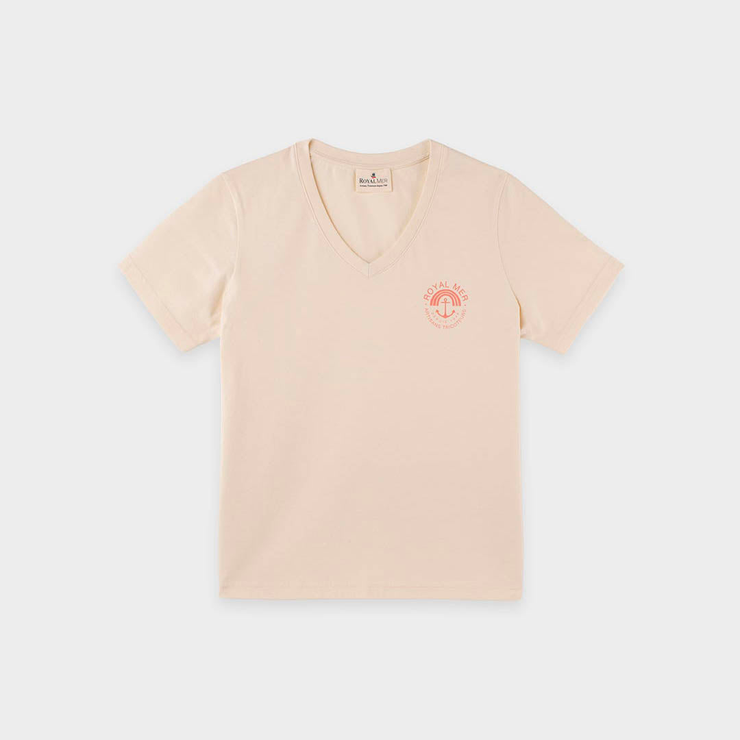 Tee-shirt ancre + arc en ciel