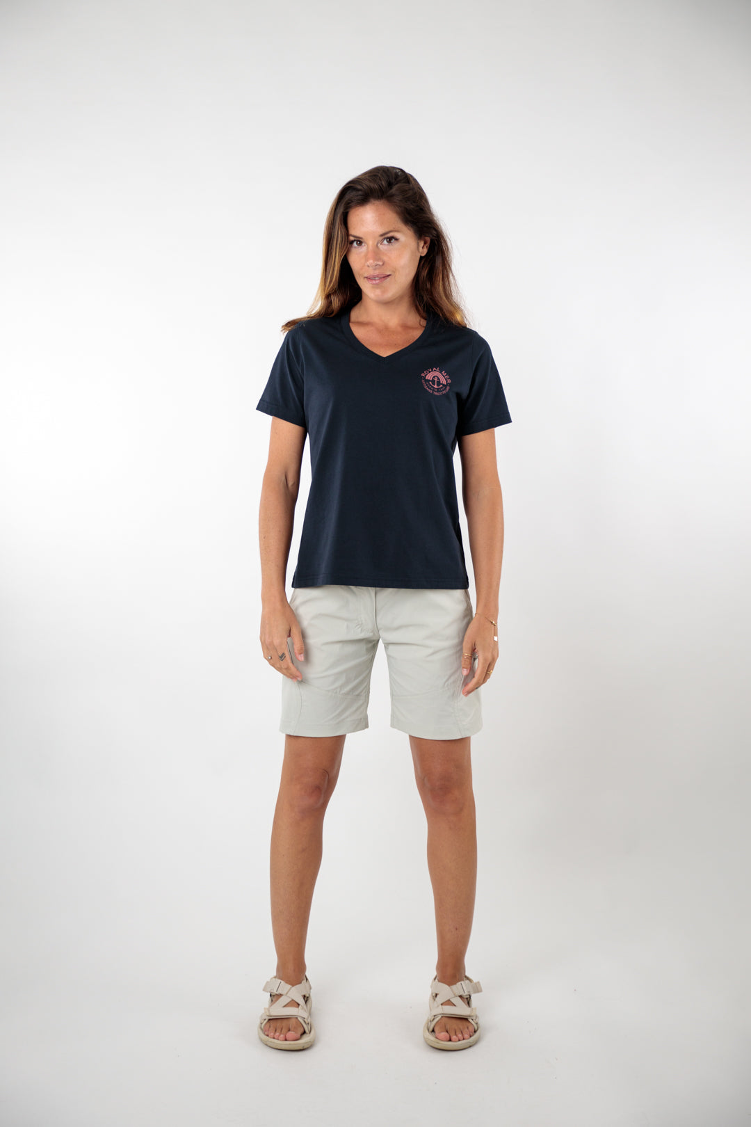 Tee-shirt ancre + arc en ciel