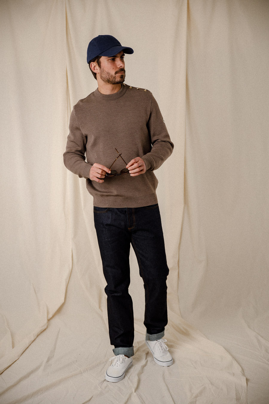 Pull marin uni Armel