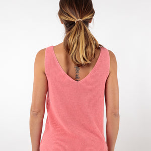 Plain v-neck tank top
