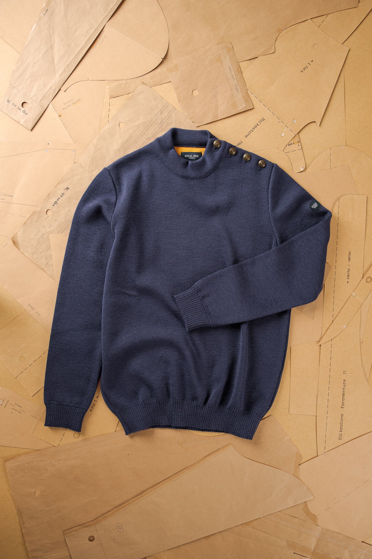 Adrian C plain sailor sweater