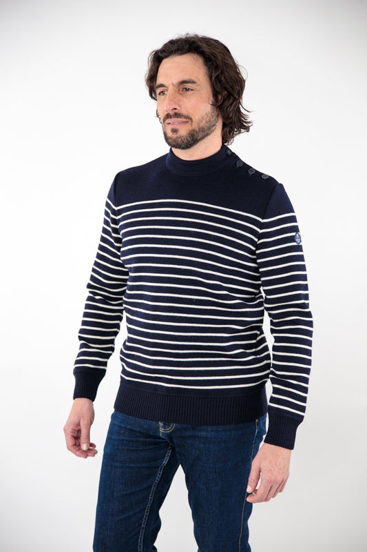 Pull marin classique forme ample