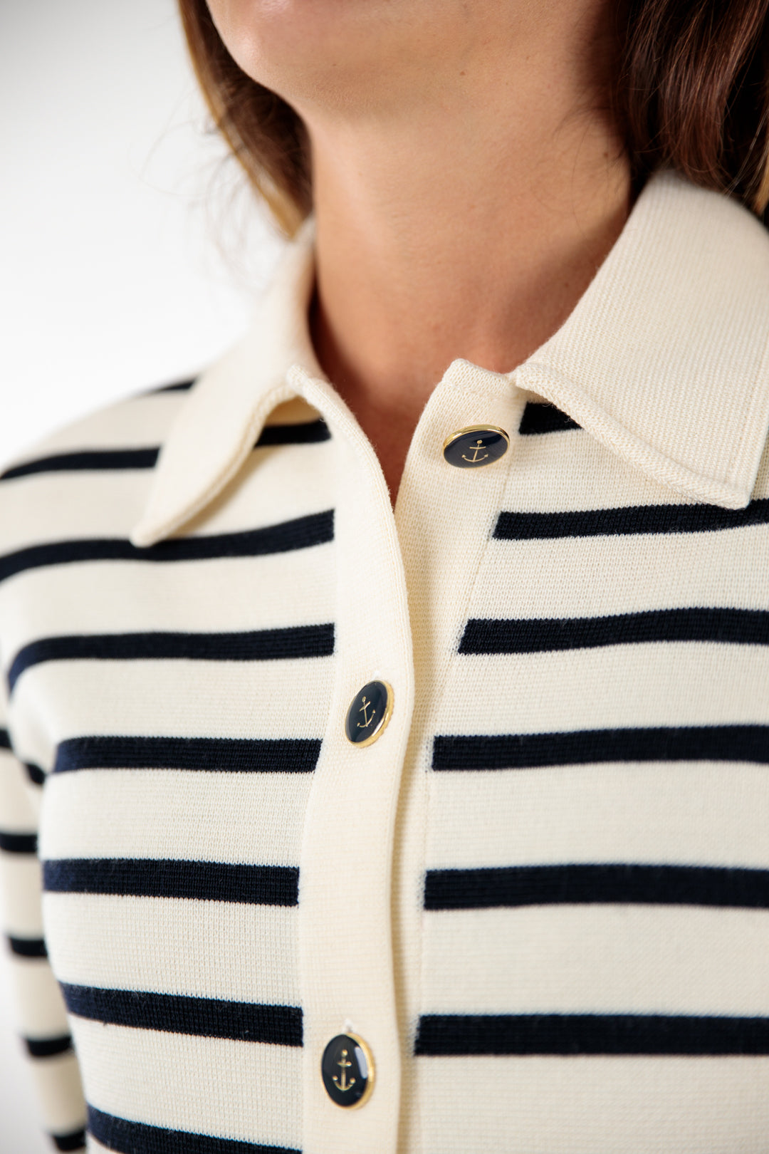 Two-tone striped jacket