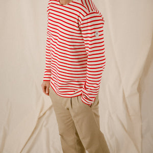 Classic long-sleeved sailor top