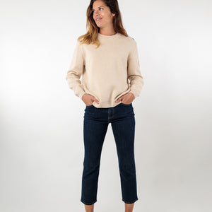 Plain cotton sweater