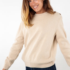 Plain cotton sweater