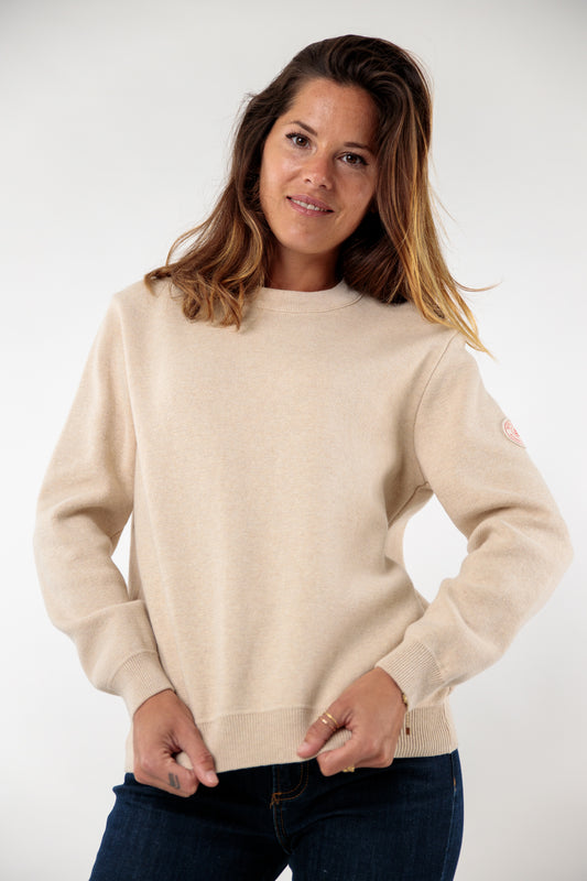 Plain cotton sweater