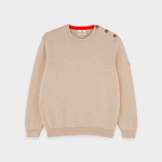 Plain cotton sweater