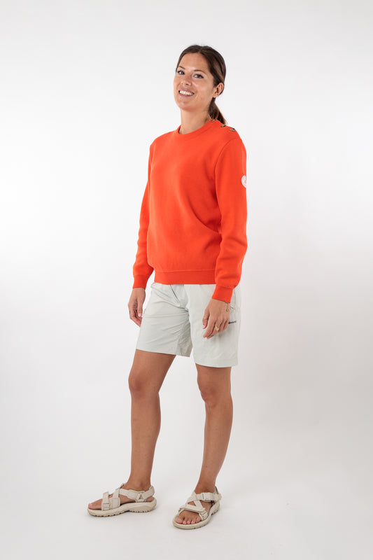 Plain cotton sweater