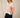 Striped V-neck sweater