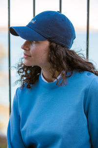Casquette Royal marine coton broderie fermeture métallique homme femme Royal Mer