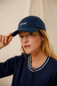 Casquette Royal marine coton broderie fermeture métallique homme femme Royal Mer