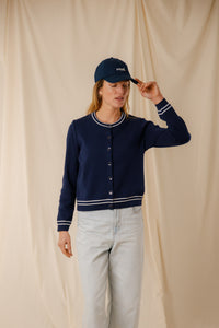 Casquette Royal marine coton broderie fermeture métallique homme femme Royal Mer