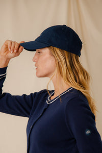 Casquette Royal marine coton broderie fermeture métallique homme femme Royal Mer