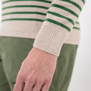 Merino wool striped sailor sweater