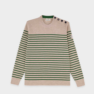Pull marin rayé laine mérinos