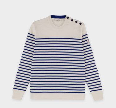 Merino wool striped sailor sweater