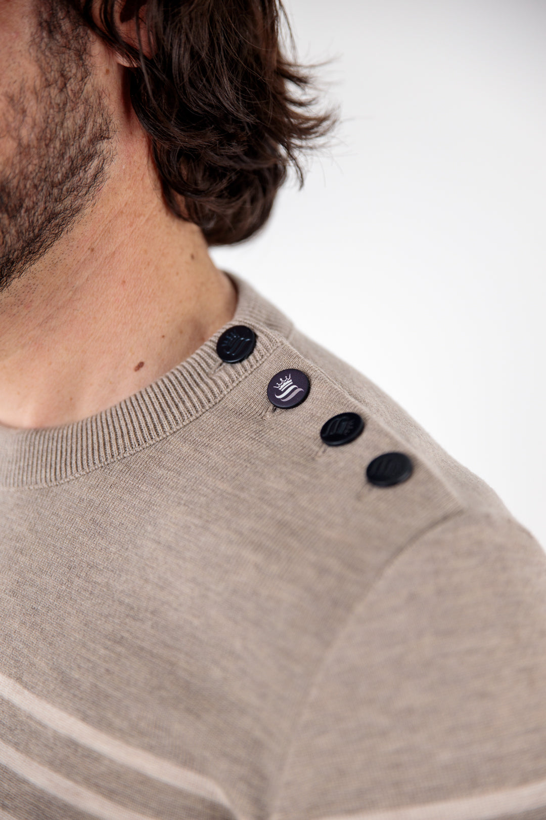 Pull marin rayé laine mérinos