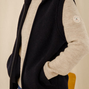 Blouson zippé sans manche Edouard