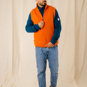 Blouson zippé sans manche Edouard