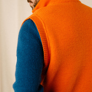 Blouson zippé sans manche Edouard